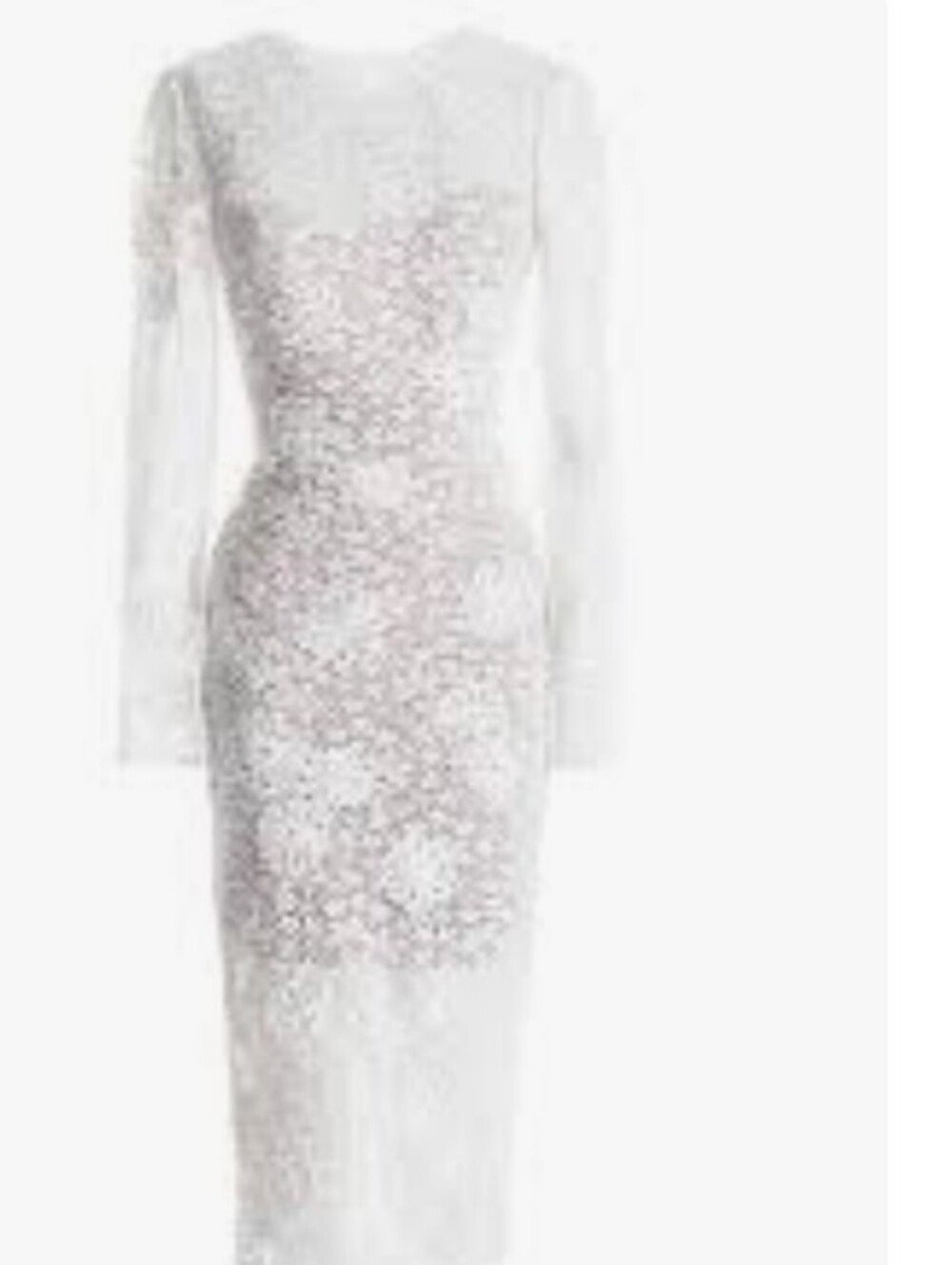 Dress de Population Sophia lace long Sleeve Midi dress